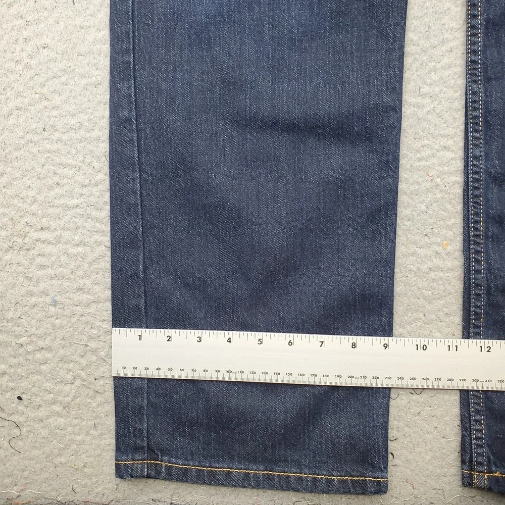 Levi's 511 Jeans Mens 46x32 Blue Denim Performance Stretch Straight Leg Slim Fit